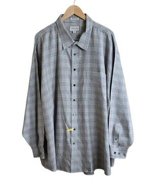 Cutter & Buck Men's Mini Houndstooth Business Casual Button Down Shirt. Size 4XB